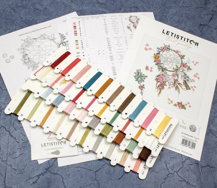 Набор для вышивания LetiStitch L8035 Spring Dreams (Весенние мечты)