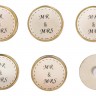 Rayher 46194000 Набор декоративных самоклеющихся дисков  "Mr&Mrs"