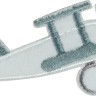 HKM 42579 Термоаппликация "Самолет"
