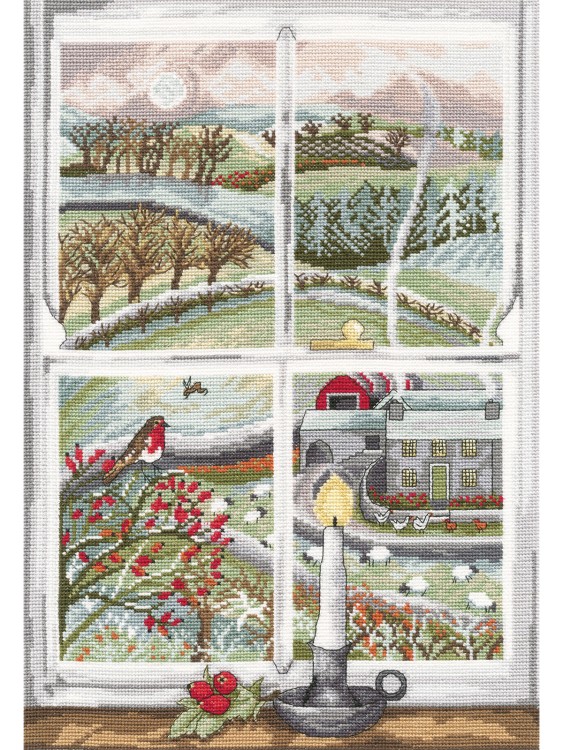 Bothy Threads XDD7 Rosehip Window (Окно с шиповником) Bothy Threads XDD7 Rosehip Window (Окно с шиповником)