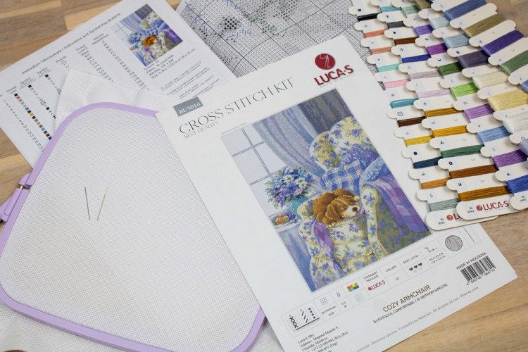 Набор для вышивания Luca-S BU5016 Cozy Armchair (В уютном кресле)