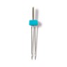 Prym 152255 Игла двойная для швейной машины с плоской колбой 130/705 H-S ZWI, стрейч № 75/2.5мм