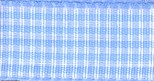 SAFISA 466-06мм-04 Лента с рисунком клетка, ширина 6 мм, цвет 04 - голубой