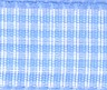 SAFISA 466-06мм-04 Лента с рисунком клетка, ширина 6 мм, цвет 04 - голубой