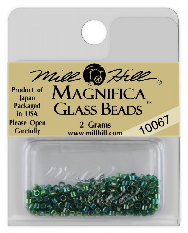 Mill Hill 10067 True Green.Opal - Бисер Magnifica Beads