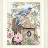 Набор для вышивания Lanarte PN-0008197 Garden bluebirds