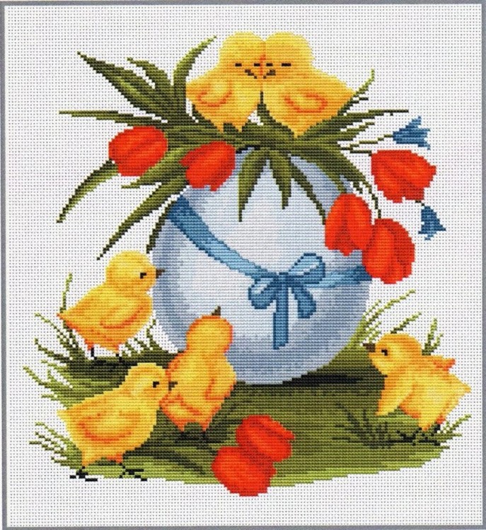 Набор для вышивания Luca-S B186 Пасхальное Яйцо