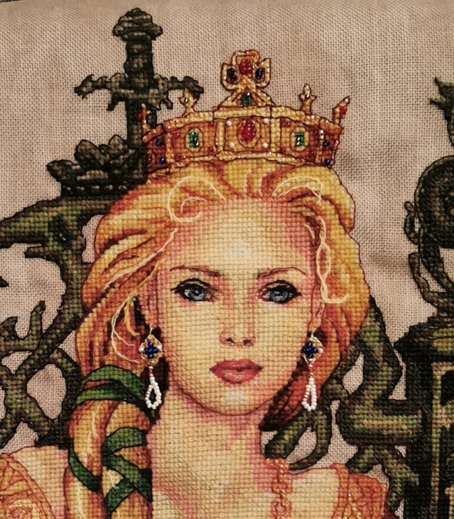 Набор для вышивания Nimue 173-Z007 MK Queen Guinevere (Королева Гвиневра)