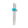 Prym 152259 Игла двойная для швейной машины с плоской колбой 130/705 H ZWI, универсальные № 80/2.5мм