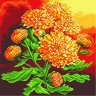 Матренин Посад 1120 Желтые хризантемы