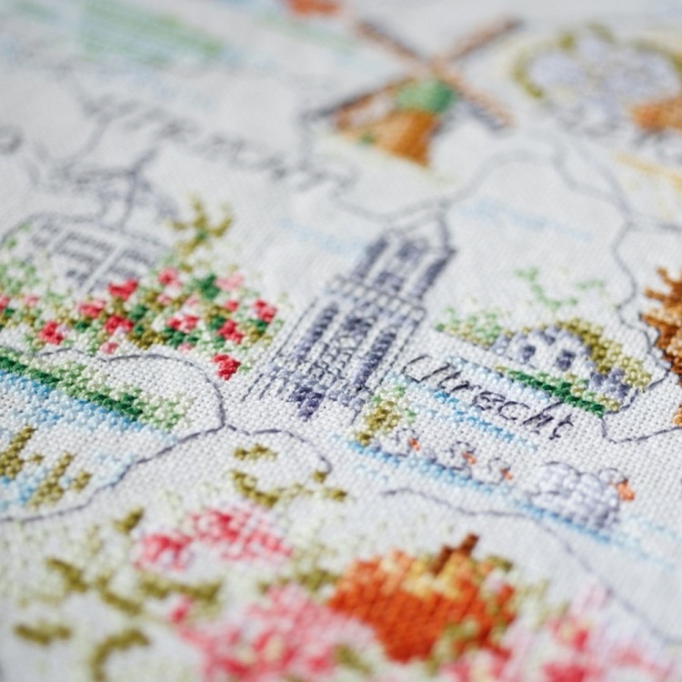 Набор для вышивания Lanarte PN-0175289 Map of Holland (Карта Голландии)