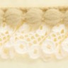 Matsa 5344442/8034 Рюш декоративный с помпонами, ширина 20 мм, цвет сливочный с бежевым