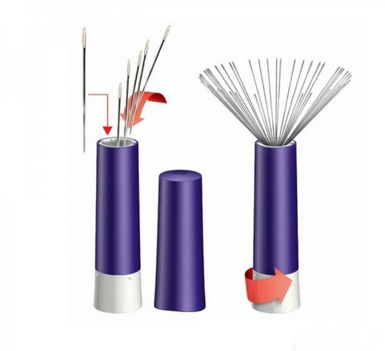 Prym 610291 Вращающаяся игольница "твистер" с магнитом синяя Prym 610291 Вращающаяся игольница "твистер" с магнитом синяя