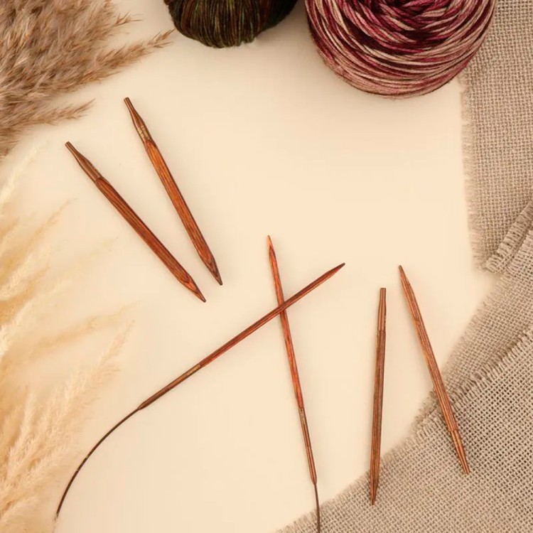 KnitPro Спицы съемные укороченные Ginger Cubics, 10 см