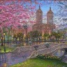Каролинка КЛ-3028 Ткань для вышивки лентами