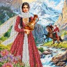 Набор для вышивания Каролинка КБЛН(Ч) 3066 Родная страна. Кавказ