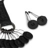 Muud QB-4506R1/Black Ручка с карабином "Feliz"