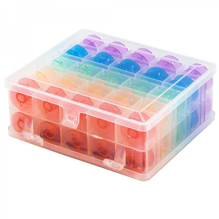 Hemline 154.F Коробка с наполнением шпулями для швейных машин марки Janome/New Home