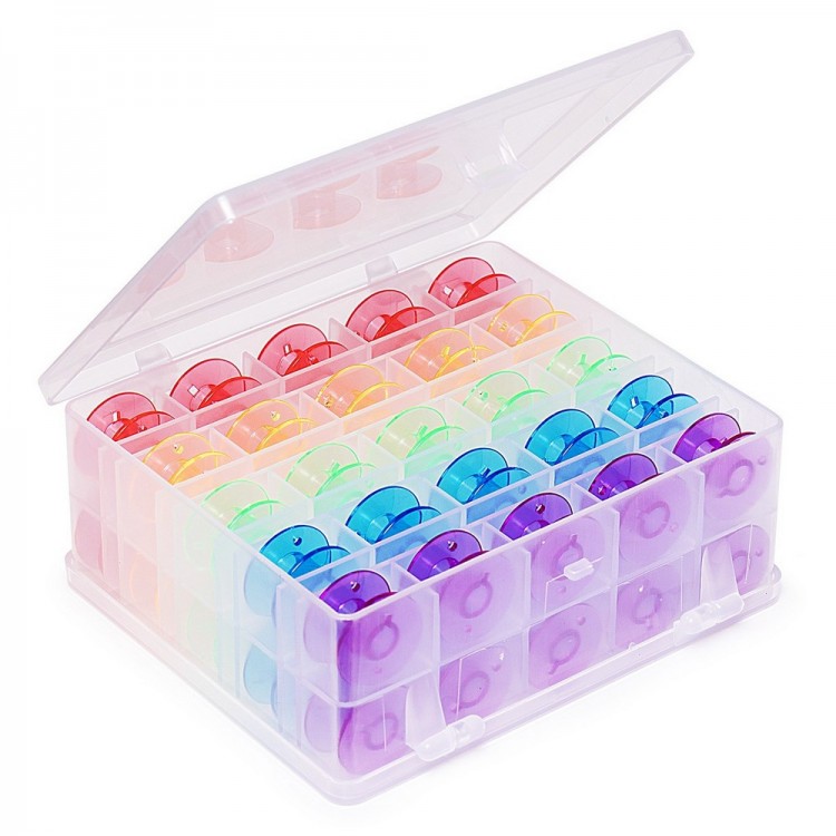 Hemline 154.F Коробка с наполнением шпулями для швейных машин марки Janome/New Home