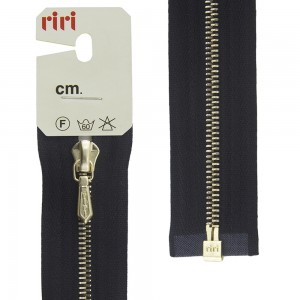 Riri 3000030/100/2110 Молния металлическая, разъемная, 4 мм, 100 см, черный