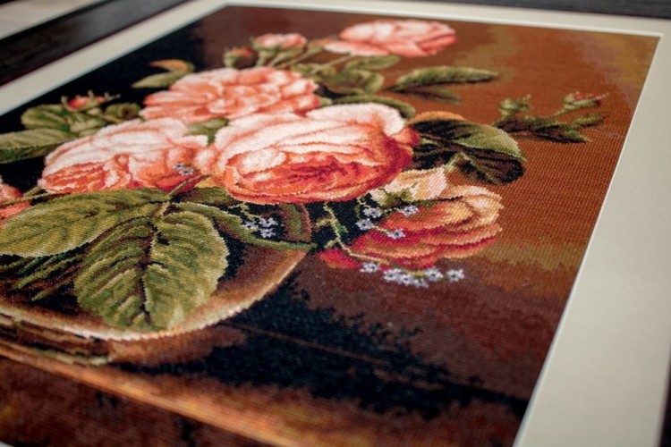 Набор для вышивания Luca-S G488 Розы в вазе