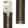 Riri 8653520/70/2226 Молния металлическая, разъемная, 6 мм, 70 см, темный шоколад