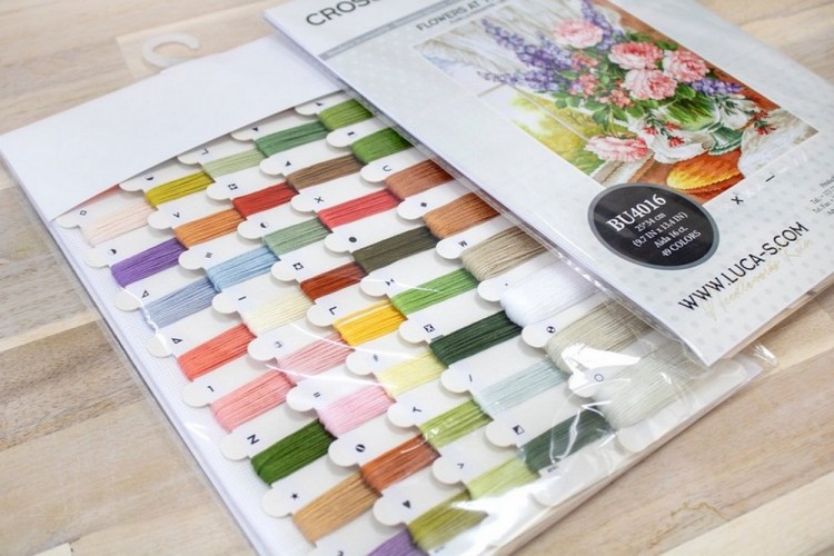 Набор для вышивания Luca-S BU4016 Цветы у окна