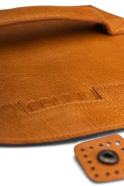 Muud QB-4459/Whisky Крышка для сумки с ручкой и пришивной кнопкой "Camila"