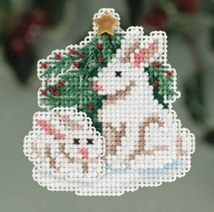 Набор для вышивания Mill Hill MH183303 Winter Bunnies (Зимние кролики)
