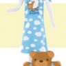 DressYourDoll S210-0404 Одежда для кукол №2 Sleepy Sweet Dreams