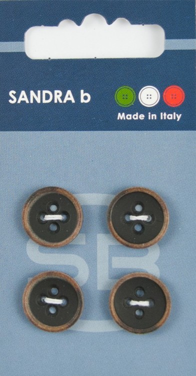 Sandra CARD181 Пуговицы, черный