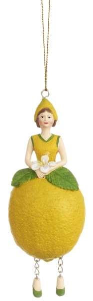 Fiebiger Floristik 850004-200 Фигурка декоративная, Blumenmadchen "Лимон"