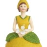 Fiebiger Floristik 850004-200 Фигурка декоративная, Blumenmadchen "Лимон"