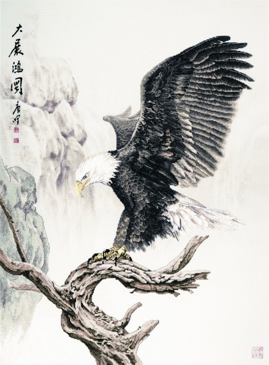 Набор для вышивания Xiu Crafts 2032102 Орел на вершине дерева