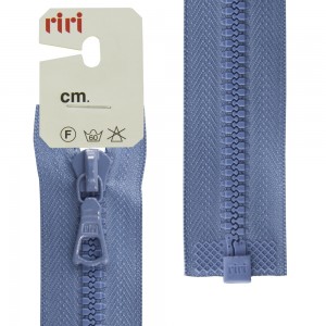 Riri 5753720/80/2630 Молния тракторная, разъемная, 6 мм, 80 cм, сине-голубой