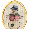 Набор для вышивания Janlynn 021-1797 Франтовый снеговик