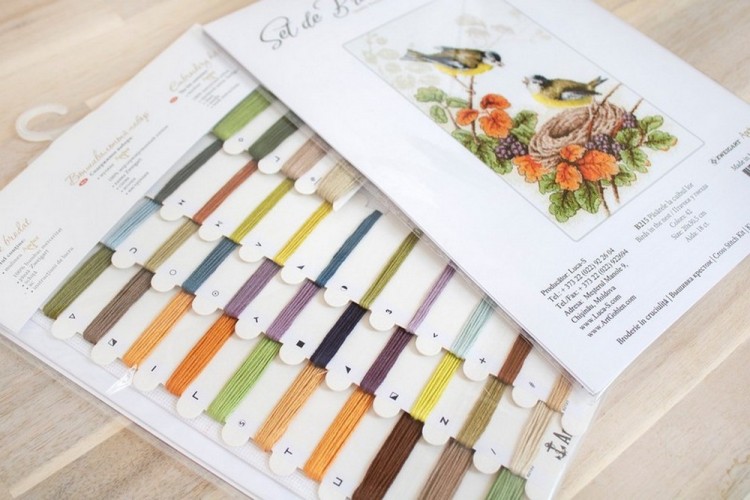 Набор для вышивания Luca-S B215 Птички у гнезда