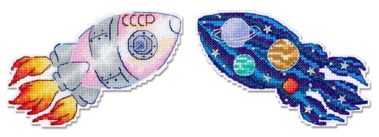 Набор для вышивания Жар-Птица Р-1337 Ракета