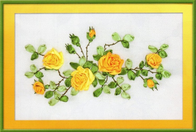 Набор для вышивания Панна C-1089 (Ц-1089) Желтые розы