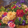 Набор для вышивания Матренин Посад 1540/Н Цветы в корзине