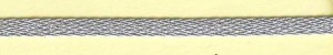 Matsa 1790/P Шнур плоский люрекс, 3 мм, цвет серебро