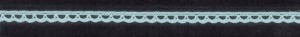 IEMESA 3174/82 Плетеное хлопковое кружево, ширина 7 мм, цвет синий