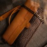 Muud QB-4458/Whisky Крышка для сумки с ручкой и пришивной кнопкой "Callie"