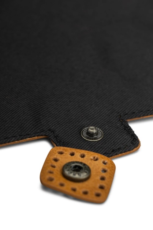 Muud QB-4458/Whisky Крышка для сумки с ручкой и пришивной кнопкой "Callie"