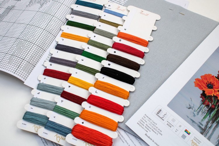 Набор для вышивания Luca-S B2380 Маки