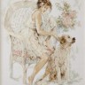 Набор для вышивания Lanarte PN-0007951 Girl In Chair With Dog