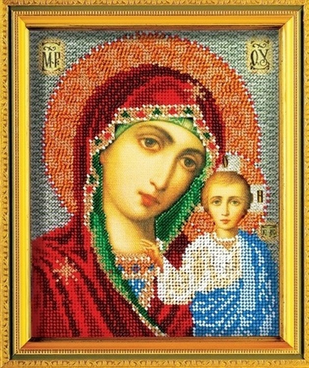 Набор для вышивания Радуга бисера В-302 Казанская Богородица