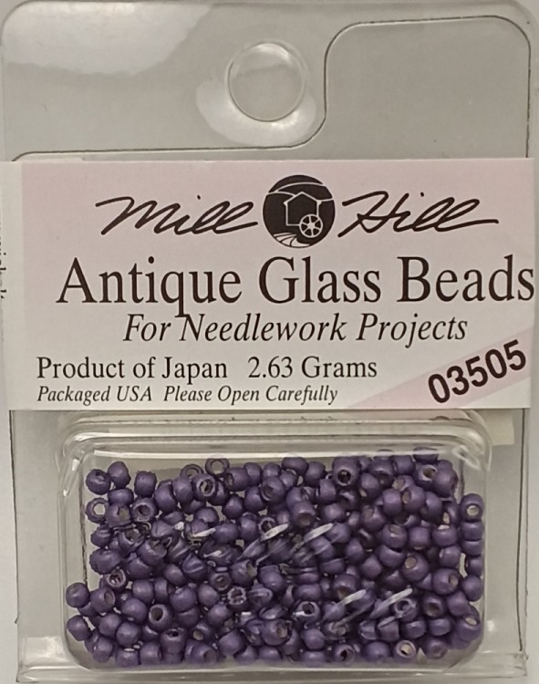 Mill Hill 03505 Satin Purple - Бисер Antique Seed Beads