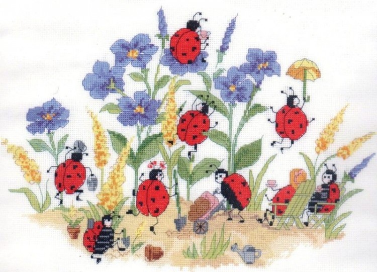Набор для вышивания Candamar 51561 Ladybug Gardeners