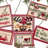 Набор для вышивания Thea Gouverneur 608 Christmas Ornaments Set (Набор рождественских украшений) 6 шт